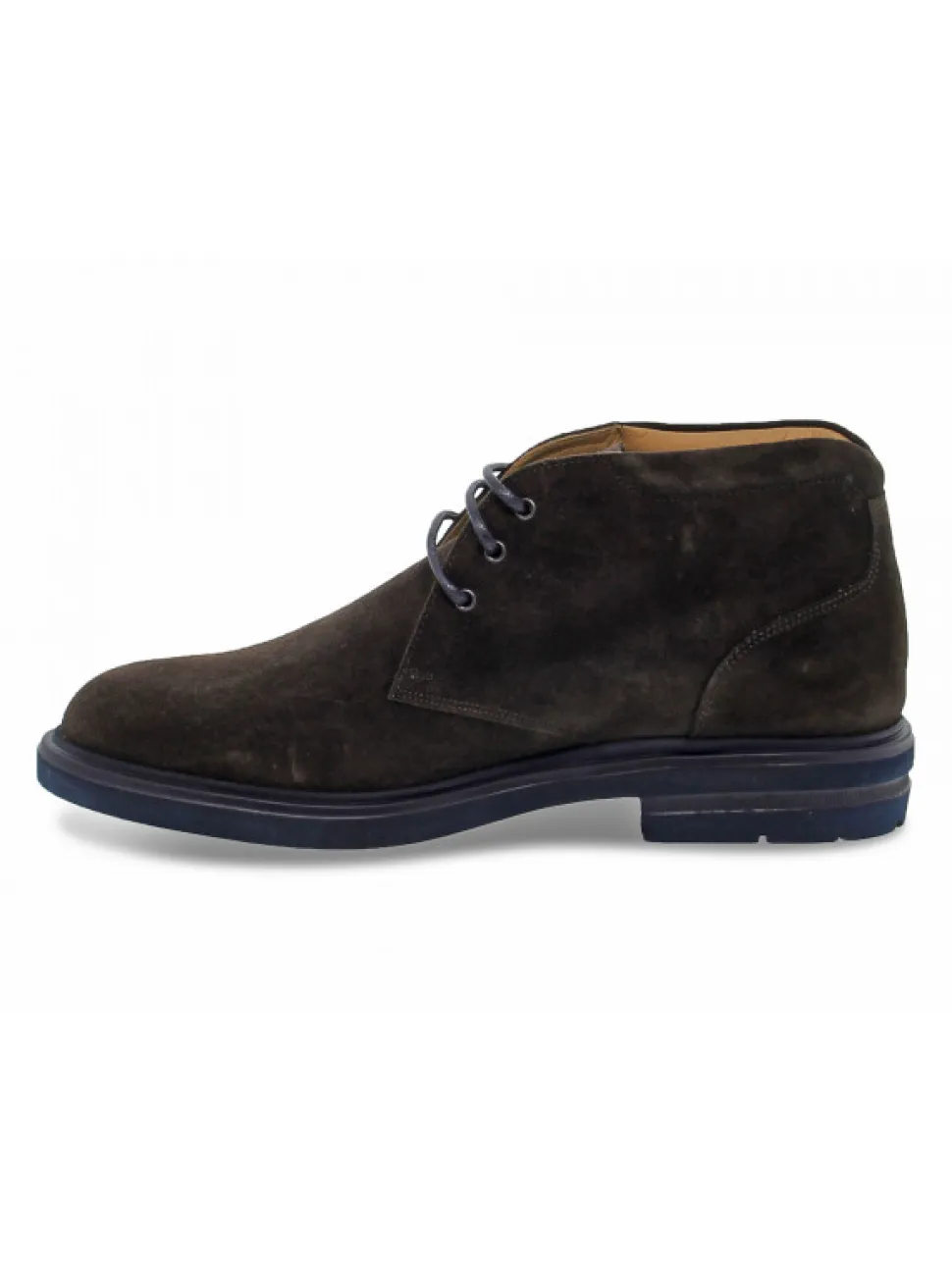 Artisti e Artigiani Ankle Boot Stile Inglese In Brown Suede Leather^Men Ankle Boots