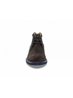 Artisti e Artigiani Ankle Boot Stile Inglese In Brown Suede Leather^Men Ankle Boots