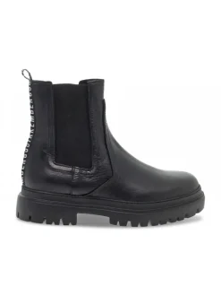 Bikkembergs Ankle Boot Beatles Stile Inglese In Black Leather^Men Ankle Boots