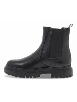Bikkembergs Ankle Boot Beatles Stile Inglese In Black Leather^Men Ankle Boots