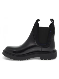Bikkembergs Ankle Boot Chelsea Zorian In Black Leather^Men Ankle Boots