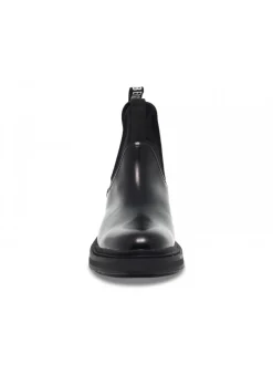 Bikkembergs Ankle Boot Chelsea Zorian In Black Leather^Men Ankle Boots