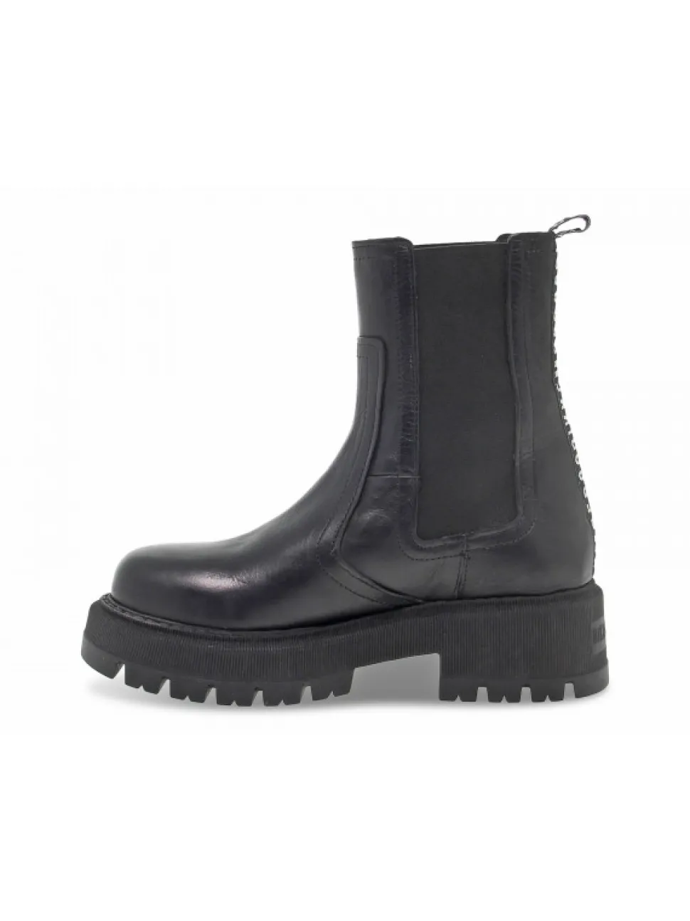Bikkembergs Ankle Boot Stile Inglese In Black Leather^Women Ankle Boots