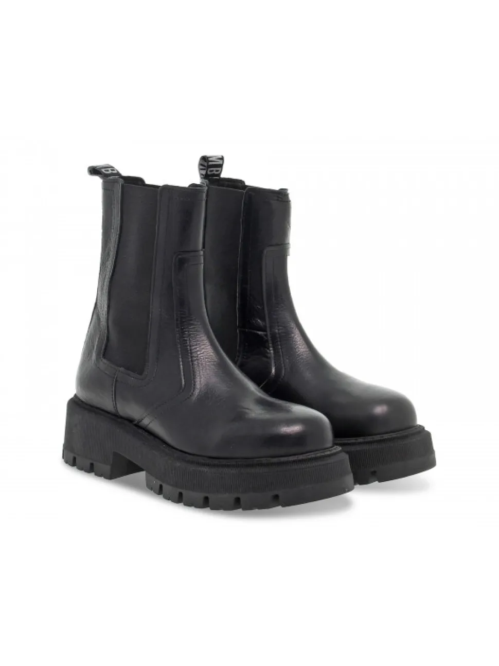 Bikkembergs Ankle Boot Stile Inglese In Black Leather^Women Ankle Boots