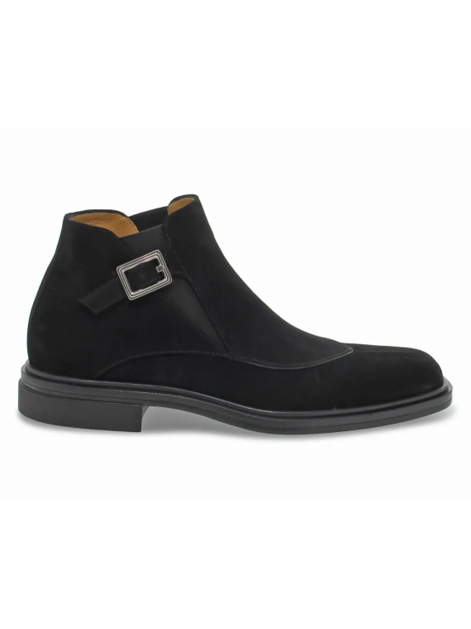 Cesare Paciotti Ankle Boot Beatles Stile Inglese In Black Suede Leather^Men Ankle Boots