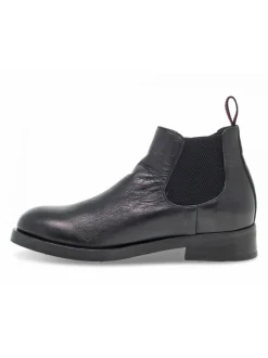 Guidi Calzature Ankle Boot Beatles Stile Inglese In Black Leather^Women Ankle Boots