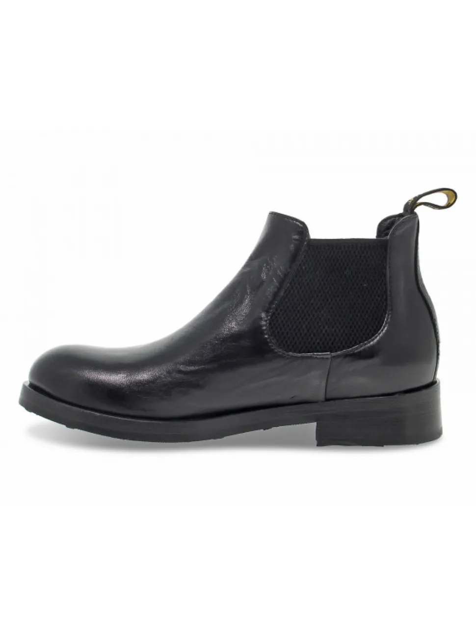 Jp David Ankle Boot Beatles Stile Inglese In Black Leather^Women Ankle Boots