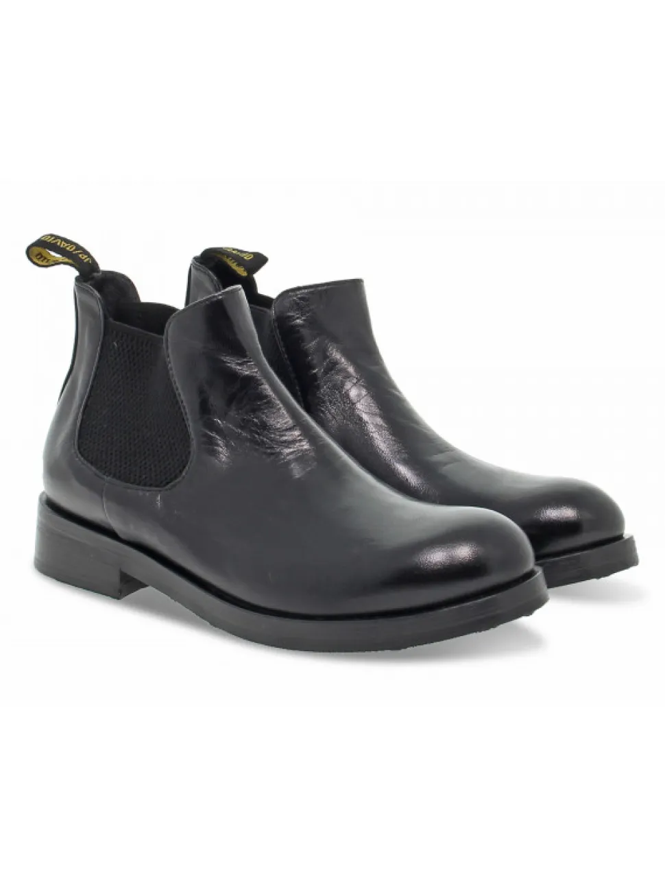 Jp David Ankle Boot Beatles Stile Inglese In Black Leather^Women Ankle Boots