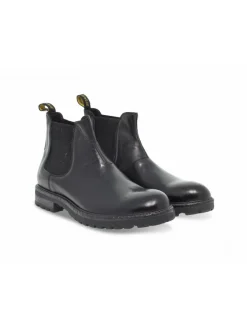Jp David Ankle Boot Beatles Stile Inglese In Black Leather^Men Ankle Boots
