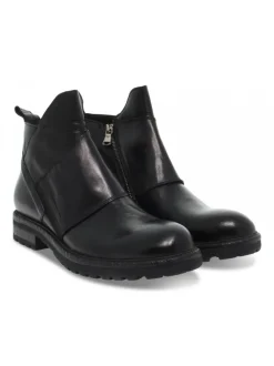 Jp David Ankle Boot Stile Inglese In Black Leather^Men Ankle Boots