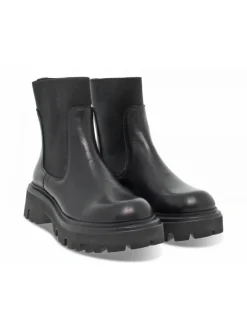 Poesie Veneziane Ankle Boot Stile Inglese In Black Leather^Women Ankle Boots