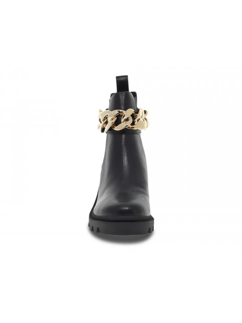 Steve Madden Ankle Boot Amulet Black In Black Leather^Women Ankle Boots