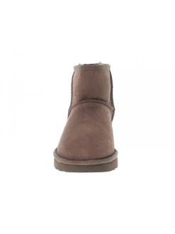 UGG Australia Ankle Boot Mini Classic Ii Chocolate In Chocolate Suede Leather^Women Ankle Boots