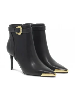 Versace Jeans Couture Ankle Boot Jeans Couture Scarlett In Black Leather^Women Ankle Boots