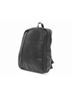 Bikkembergs Backpack Squared Backpack New Match In Black Faux Leather^Men Backpacks