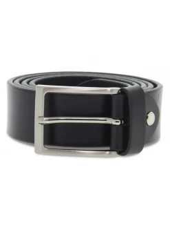 Guidi Calzature Belt Cuoio Made In Italy H35 In Black Leather^Men Belts