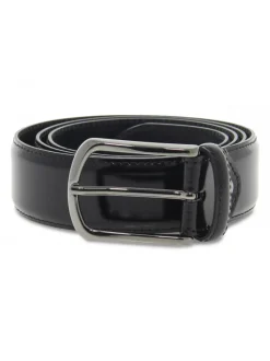 Guidi Calzature Belt Made In Italy H35 In Black Brushed^Men Belts