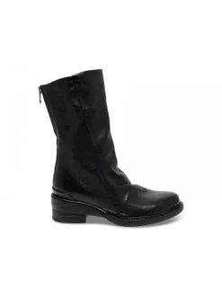 A.S.98 Boot In Black Leather^Women Boots