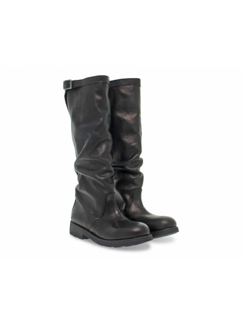 Bikkembergs Boot Vintage Biker Ex-Vike In Black Leather^Women Boots