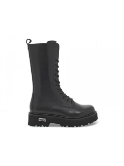 Cult Boot Boot Woman In Black Leather^Women Boots
