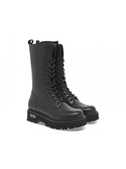 Cult Boot Boot Woman In Black Leather^Women Boots