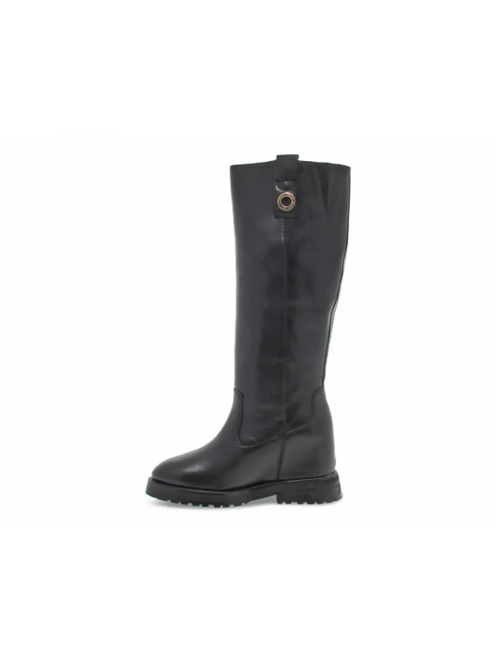 Emanuèlle Vee Boot Emanuelle Vee Zeppa Interna New Crust In Black Leather^Women Boots