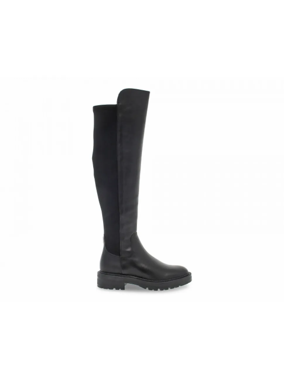 Guess Boot Carmen In Black Leather^Women Boots