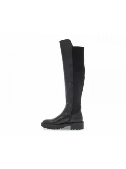 Guess Boot Carmen In Black Leather^Women Boots