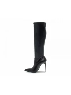 Sergio Levantesi Boot Elasticizzato In Black Leather^Women Boots