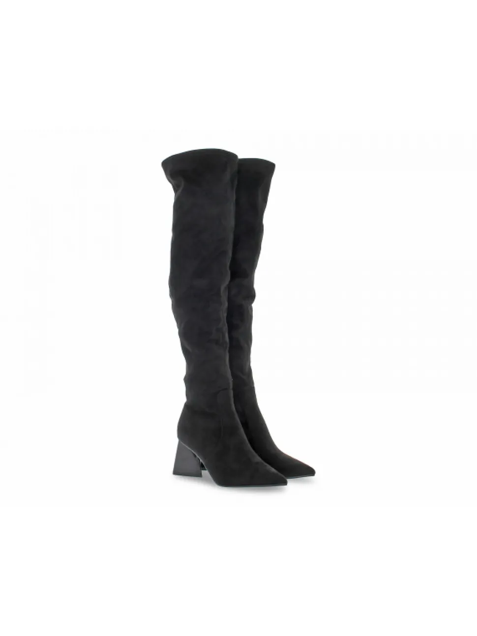 Steve Madden Boot Evermore Black In Black Suede Leather^Women Boots