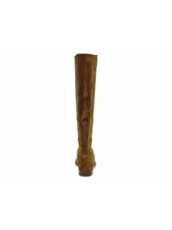 Via Roma 15 Boot Zeppa Interna Logo V Oro Laterale In Leather Suede Leather^Women Boots