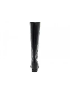 Via Roma 15 Boot Zeppa Interna Logo V Oro Laterale In Black Leather^Women Boots