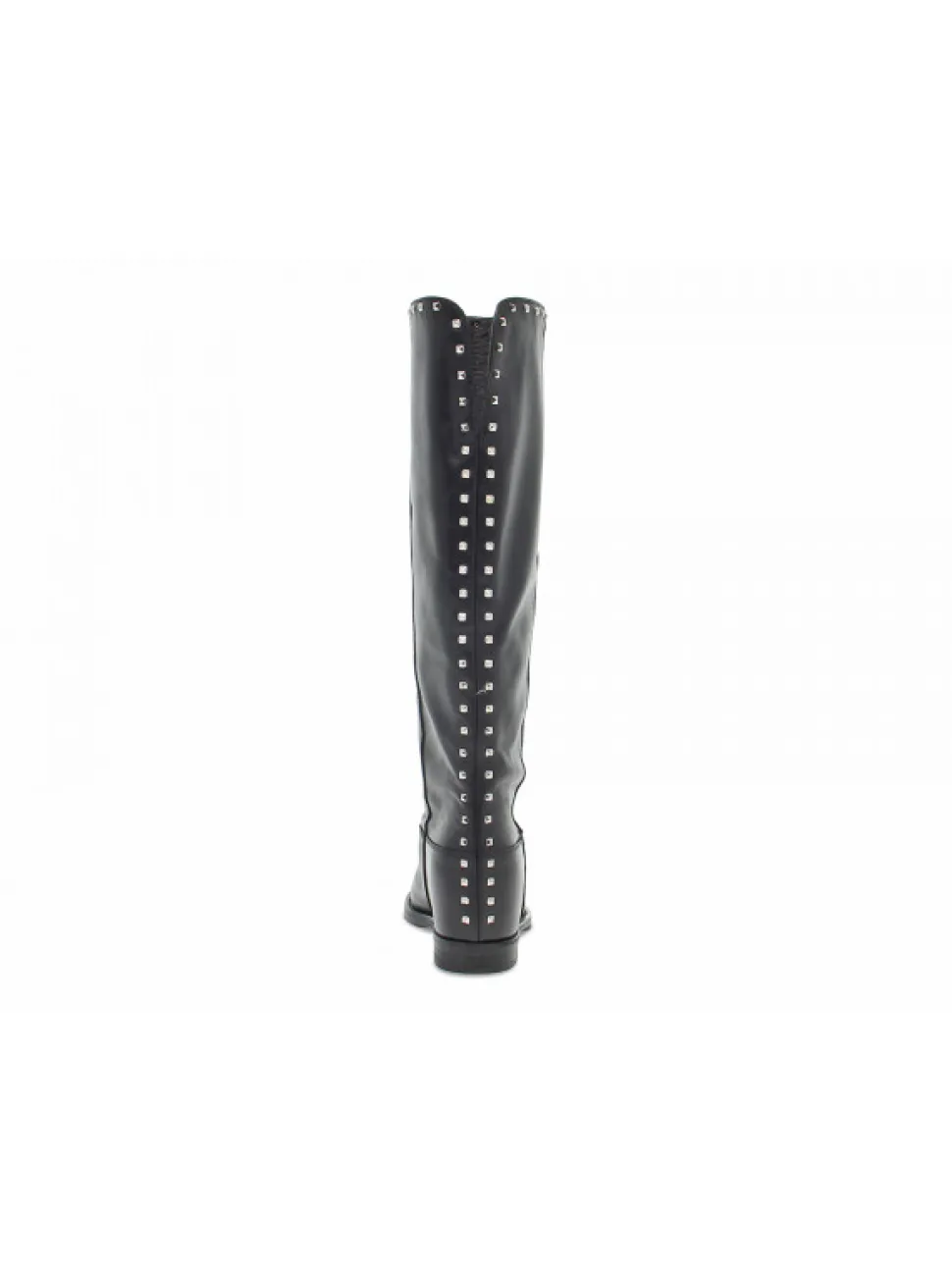 Via Roma 15 Boot Zeppa Interna Spacco Profilo Piramidi In Black Leather^Women Boots