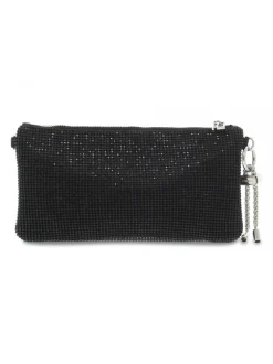 Rebelle Clutch Brighty Pochette Mini Crystal Black In Black Crystal^Women Clutches