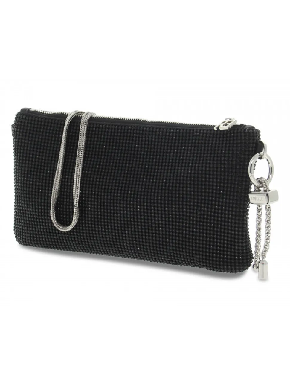 Rebelle Clutch Brighty Pochette Mini Crystal Black In Black Crystal^Women Clutches