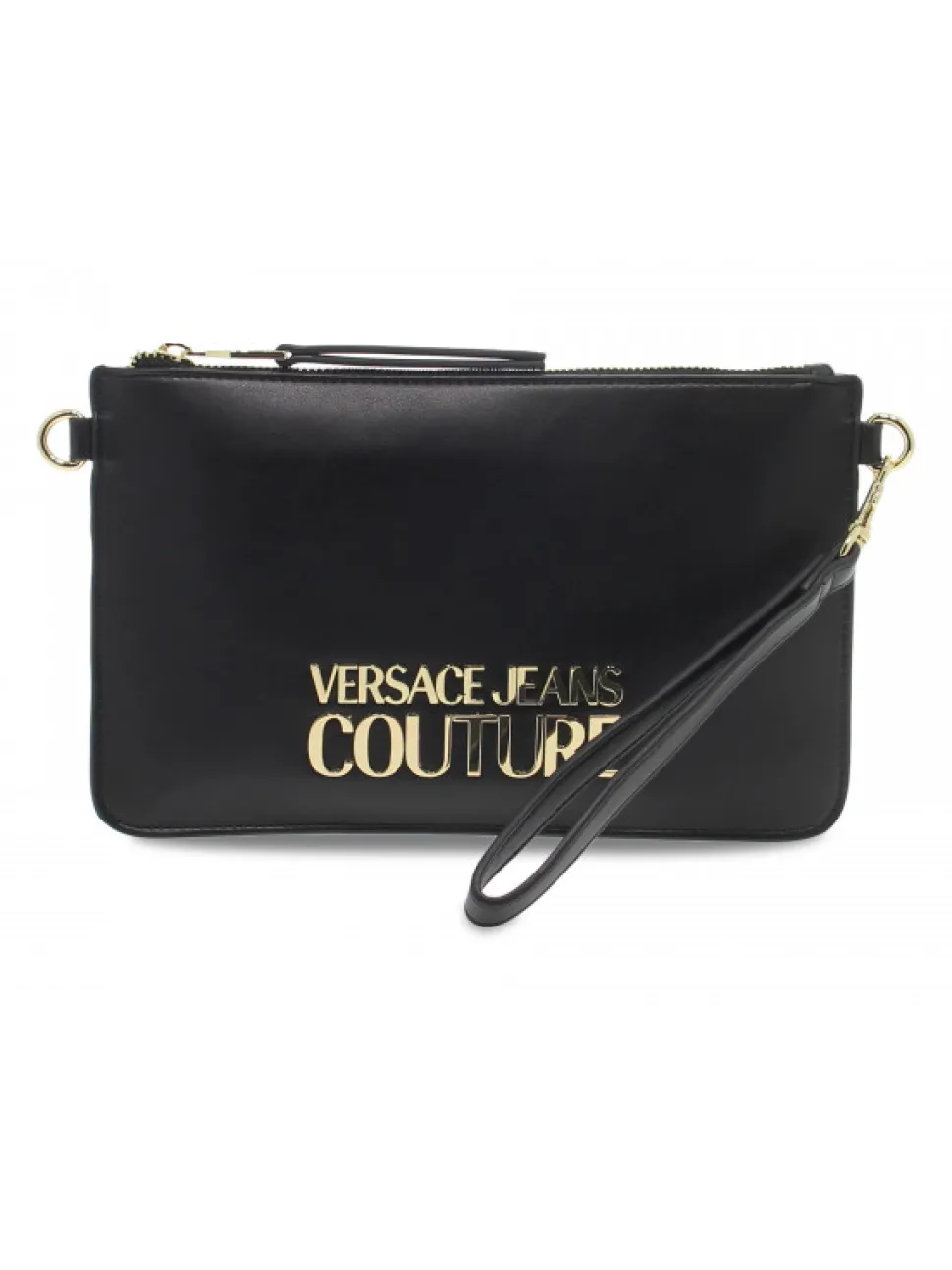 Versace Jeans Couture Clutch Jeans Couture Range L Logo Lock Sketch 11 Bags Smooth In Black Faux Leather^Women Clutches