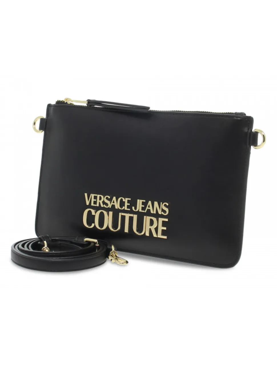 Versace Jeans Couture Clutch Jeans Couture Range L Logo Lock Sketch 11 Bags Smooth In Black Faux Leather^Women Clutches