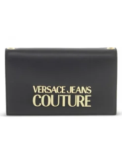 Versace Jeans Couture Clutch Jeans Couture Range L Logo Lock Sketch 13 Wallet Smooth In Black Faux Leather^Women Clutches