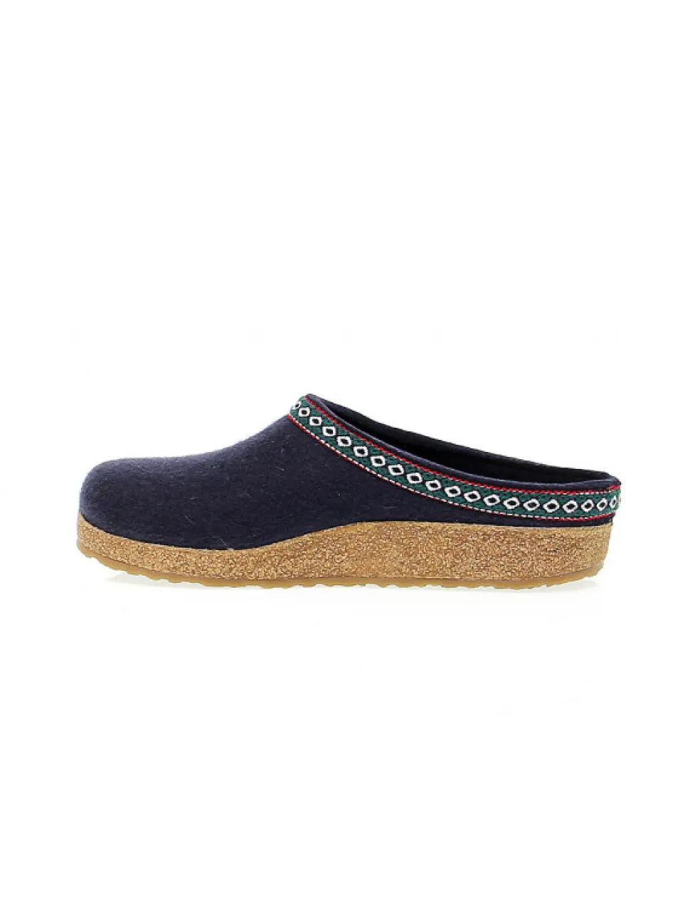 Haflinger Flat Sandals Franzl Mittelblau Wollfilz In Blue Fabric^Women Flat Sandals