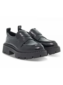 Ash Flat Shoe Genial Stud In Black Brushed^Women Flat Shoes
