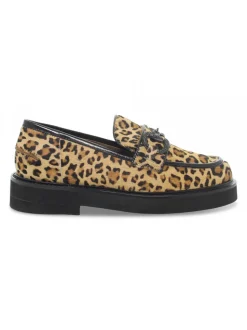 Emanuèlle Vee Flat Shoe Emanuelle Vee Mocassino Pony-Harrods In Leopard Print Printed^Women Flat Shoes