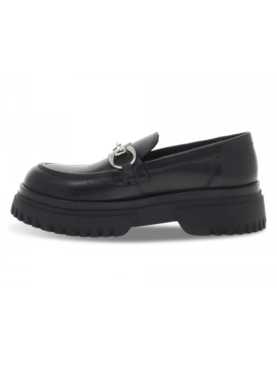 Emanuèlle Vee Flat Shoe Emanuelle Vee Mocassino Gucci In Black Leather^Women Flat Shoes