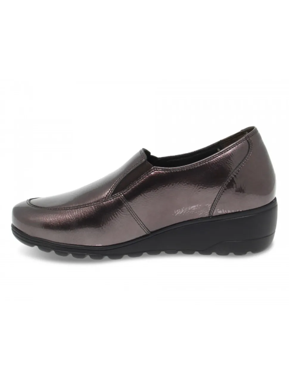Mephisto Flat Shoe Bertrane Mobils Ergonomic In Bronze Paint^Women Flat Shoes