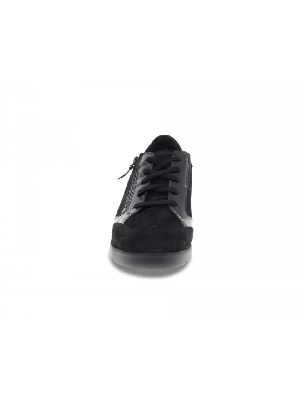 Mephisto Flat Shoe Gladice Mobils Ergonomic In Black Suede Leather^Women Flat Shoes