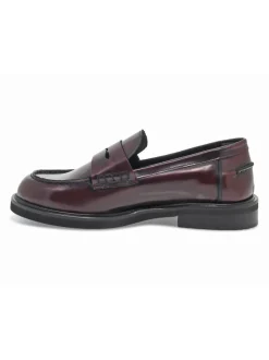 Poesie Veneziane Flat Shoe Stile Inglese College In Bordeaux Brushed^Women Flat Shoes
