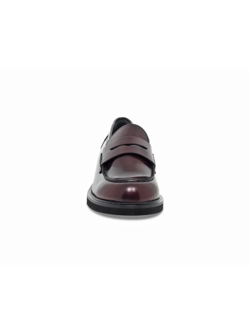 Poesie Veneziane Flat Shoe Stile Inglese College In Bordeaux Brushed^Women Flat Shoes