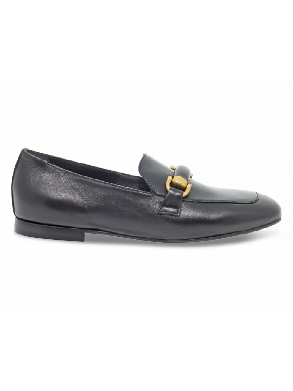 Poesie Veneziane Flat Shoe Gucci New Dandy In Black Leather^Women Flat Shoes
