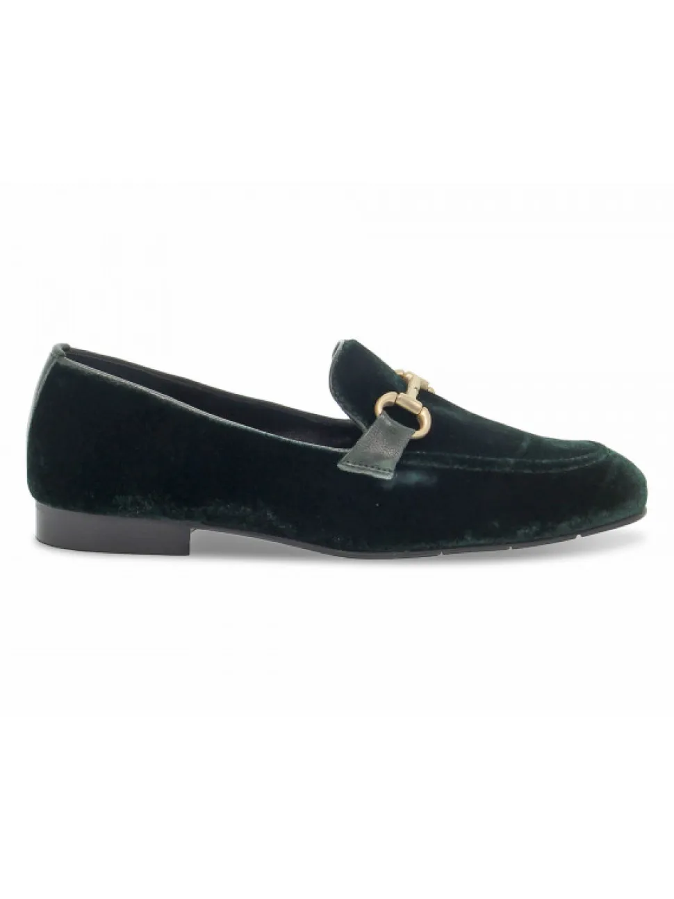 Poesie Veneziane Flat Shoe Gucci Dandy Mocassino In Green Velvet^Women Flat Shoes