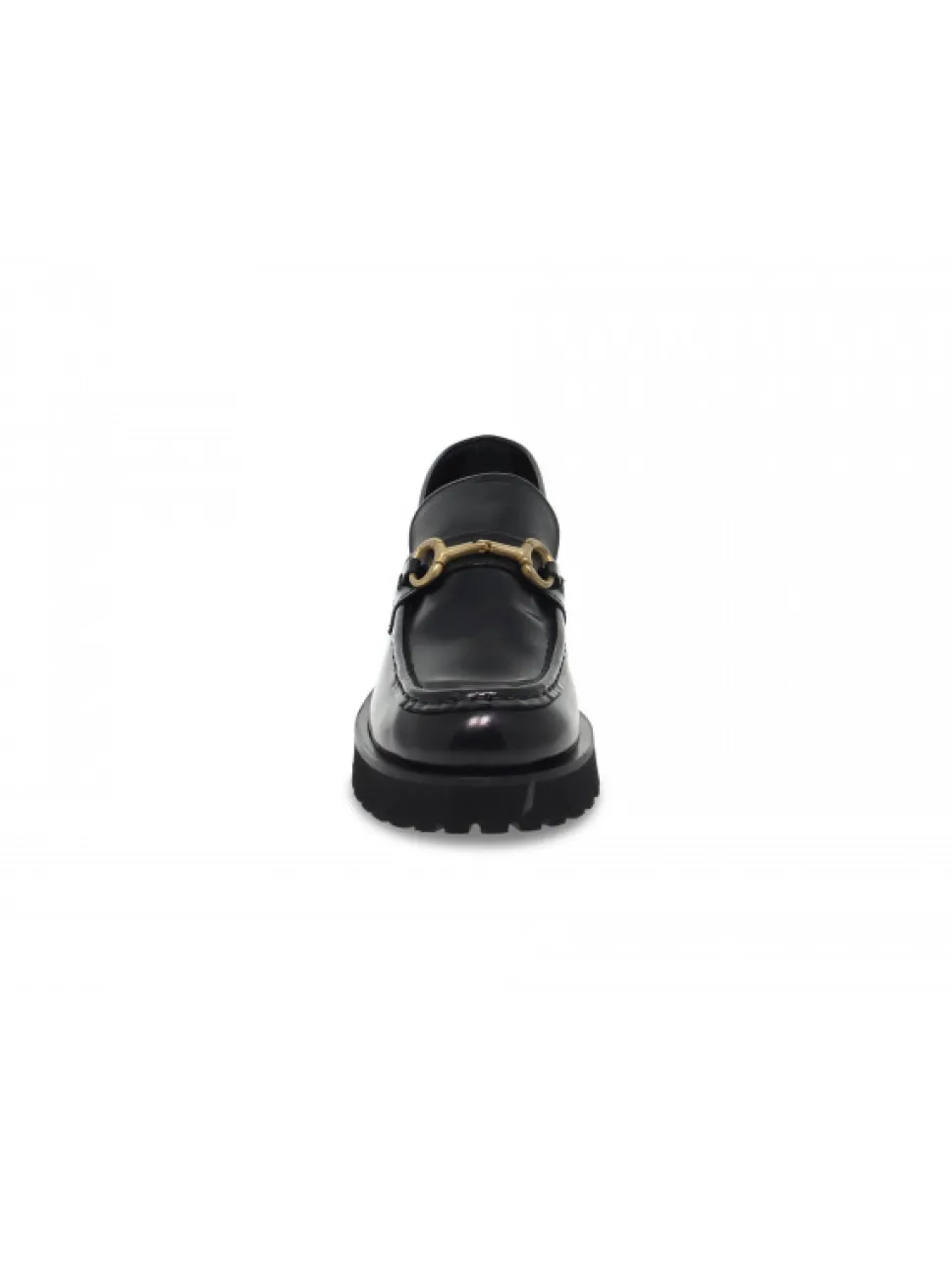 Poesie Veneziane Flat Shoe Stile Mocassino Gucci In Black Brushed^Women Flat Shoes