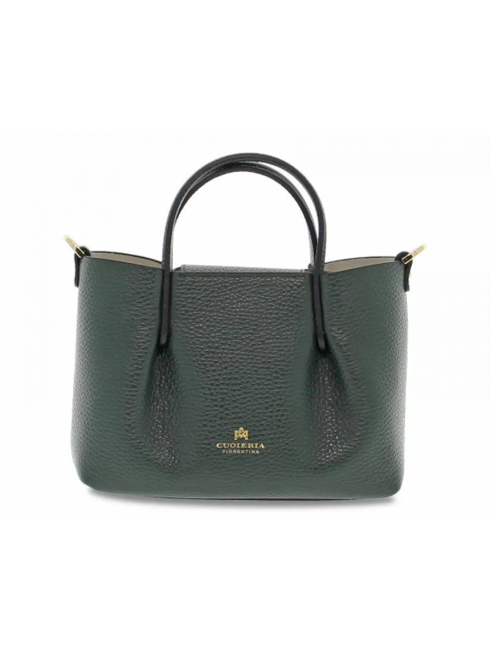 Cuoieria Fiorentina Handbag Candy Mini Tote Bag In Dark Green Leather^Women Handbags